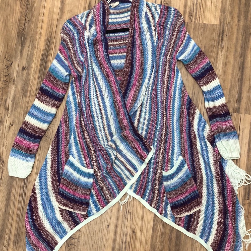 Billabong Multi-Color Knitted Cardigan